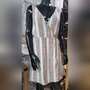 V-Neck Wrap-Style Dress